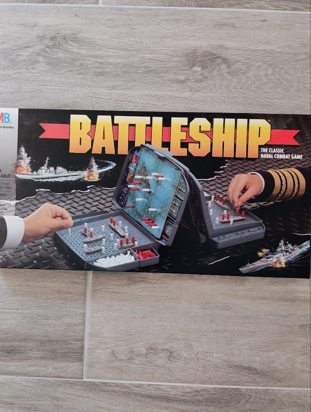 Battleship Classic Naval Combat Game - Hasbro - Black and Blue